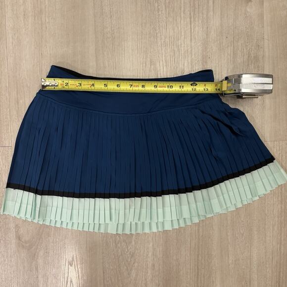 Lululemon Pleated High Rise Women's Tennis Skirt Striped Size 4 - LOT OF 2 - Picture 7 of 12